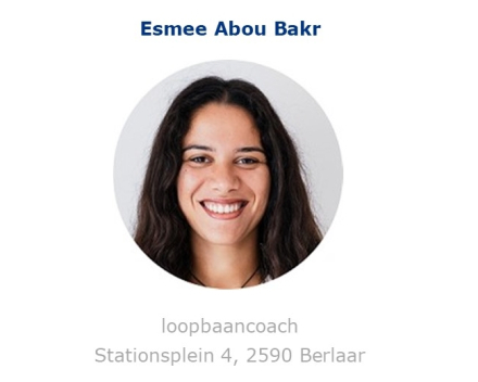 Loopbaancoach Berlaar Esmee Abou Bakr
