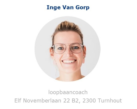 Loopbaancoach Turnhout Inge Van Gorp